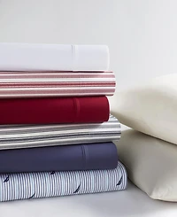 Nautica Coleridge Stripe Cotton Percale -Piece Sheet Set