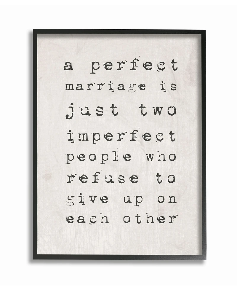 Stupell Industries A Perfect Marriage Framed Giclee Art, 16" x 20"