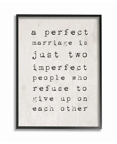 Stupell Industries A Perfect Marriage Framed Giclee Art, 16" x 20"