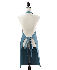Saro Lifestyle Classic Cuisine Denim Pocket Apron