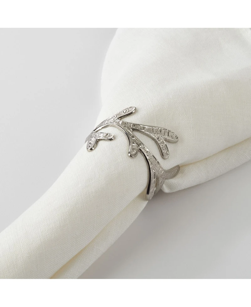 Saro Lifestyle Vine Design Napkin Ring Vine Napkin Ring, Set of 4