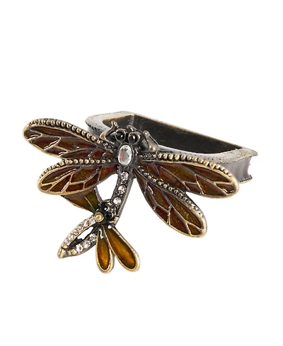 Saro Lifestyle Dragonfly Napkin Ring, Set of 4