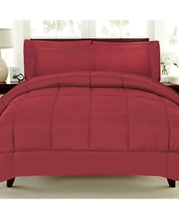 Sweet Home Collection Down Alternative Microfiber 7-Piece Comforter Set, Twin/Twin Xl