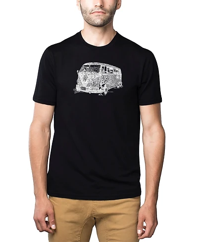La Pop Art Men's Premium Word T-Shirt - The 70's