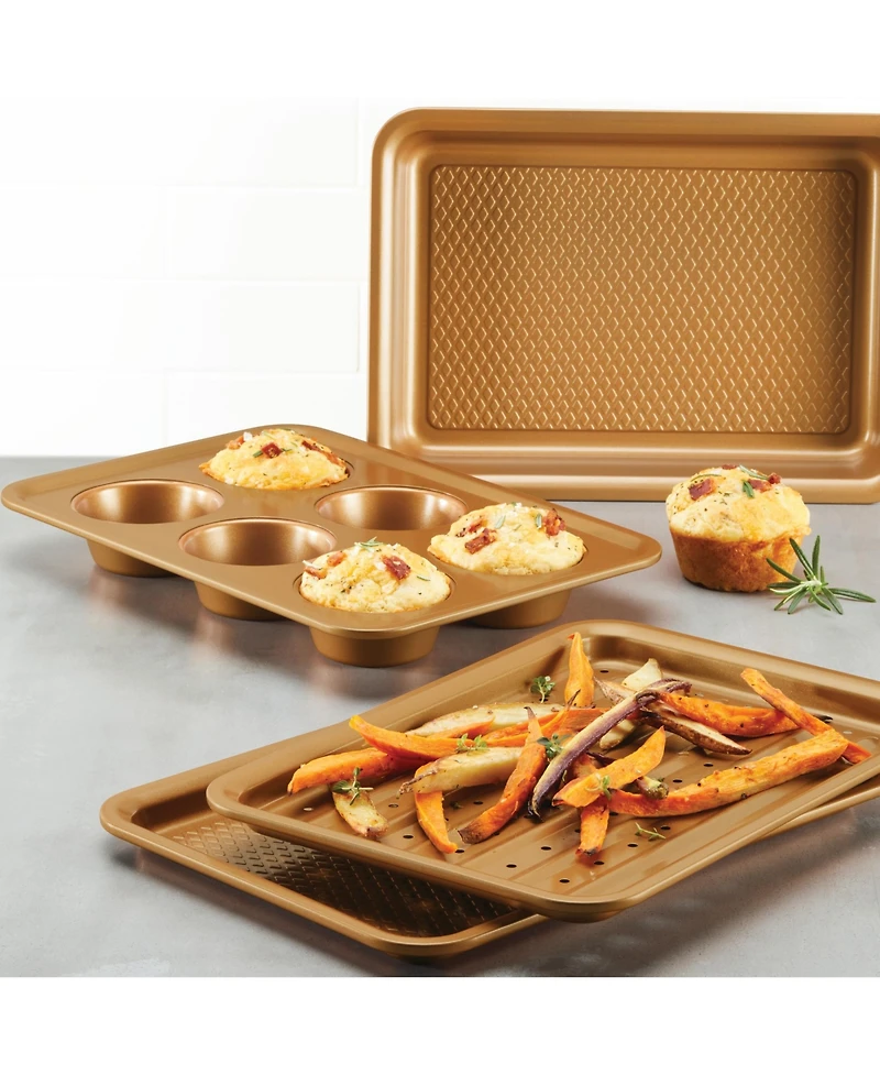 Ayesha Curry 4-Pc. Toaster Oven Baking Set