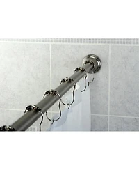 Kingston Brass Decorative Flange 72-inch Tension Shower Rod