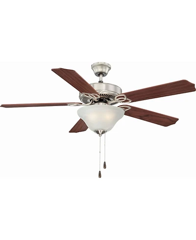 Volume Lighting Marti 3-Light Nickel Ceiling Fan