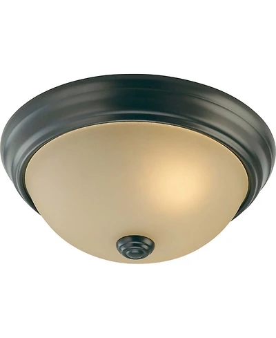 Volume Lighting Trinidad 2-Light Flush Mount Ceiling Fixture