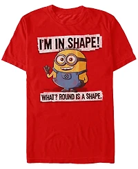 Minions Illumination Men's Despicable Me I'M Shape Short Sleeve T-Shirt