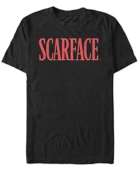 Scarface Men's Red Logo Short Sleeve T-Shirt