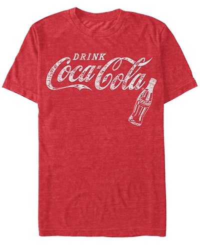 Coca-Cola Men's Retro Coke Bottle Short Sleeve T-Shirt