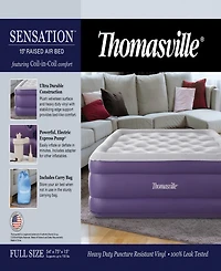 Thomasville Sensation 15" Air Mattress with Electric Pump, full
