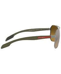 Prada Linea Rossa Men's Polarized Sunglasses, Ps 51VS 62