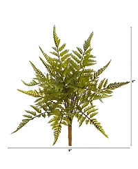Nearly Natural 6" Fern Artificial Plant, Set of 6