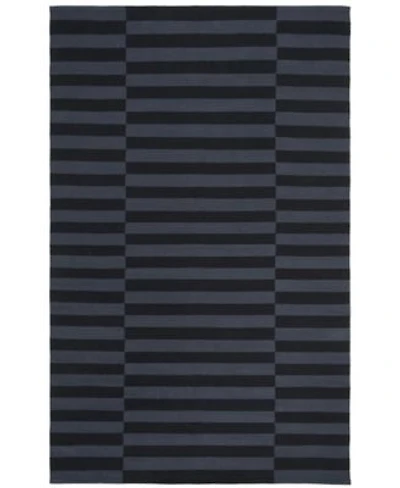 Lauren Ralph Lauren Ludlow Stripe Lrl7350e Onyx Area Rug Collection