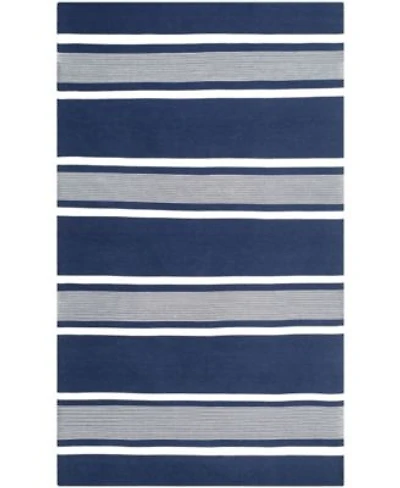 Lauren Ralph Lauren Hanover Stripe LRL2461A Navy Outdoor Area Rug Collection