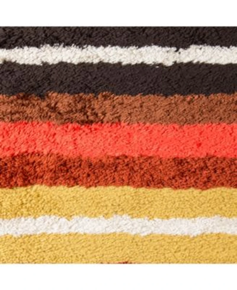 Novogratz Retro Ret 2 Red Area Rug Collection