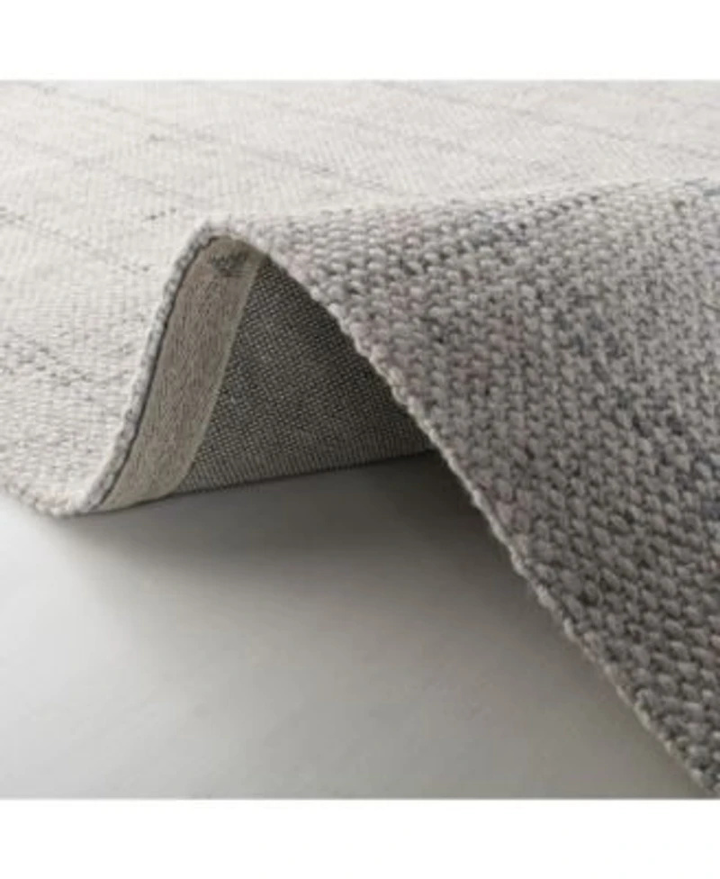 Lauren Ralph Lauren Tamworth Check Lrl6450c Silver Area Rug Collection