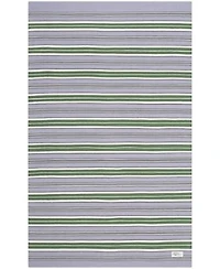 Lauren Ralph Lauren Leopold Stripe LRL2462G Lilac Outdoor Area Rug Collection