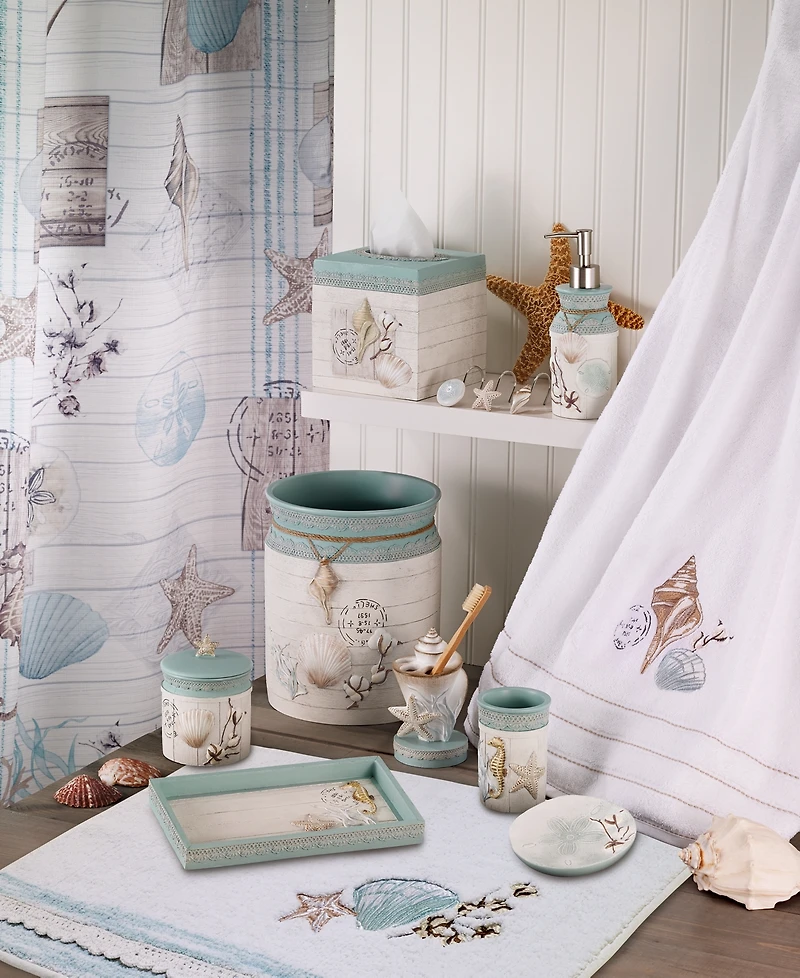 Avanti Farmhouse Shell Textured Resin Tumbler