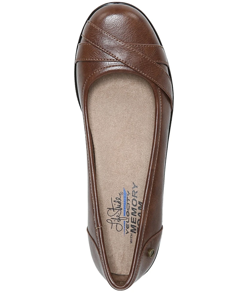 LifeStride I-Loyal Low Wedge Ballerina Flats