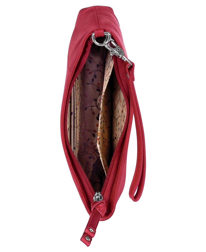 Mancini Casablanca Collection Rfid Secure Ladies Wristlet