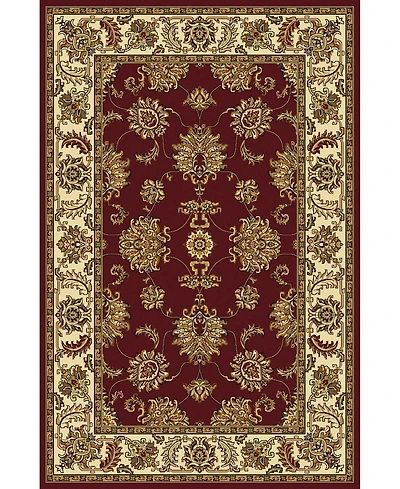 Closeout! Km Home //Burgundy Navelli Red 7'9" x 11'6" Area Rug