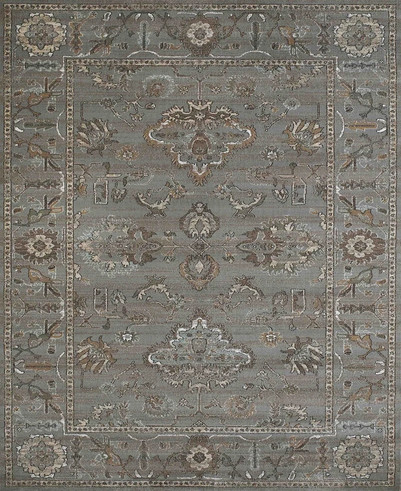 Closeout! Km Home /0031/Gray Cantu Gray 5'3" x 7'3" Area Rug