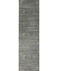 Closeout! Km Home /0033/Gray Cantu Gray 2'2" x 7'7" Runner Rug