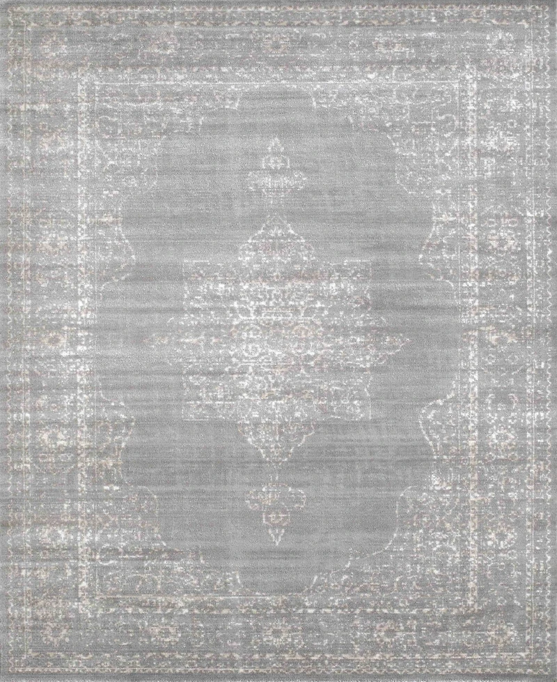 Closeout! Km Home 3563/0030/Gray Cantu Gray 3'3" x 4'11" Area Rug