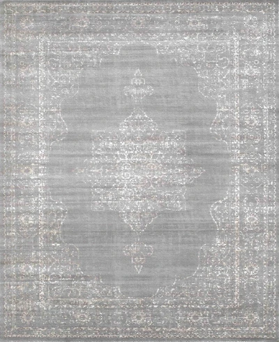 Closeout! Km Home 3563/0032/Gray Cantu Gray 7'10" x 10'6" Area Rug
