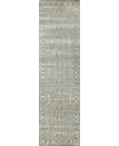 Closeout! Km Home 3564/0033/Gray Cantu Gray 2'2" x 7'7" Runner Rug