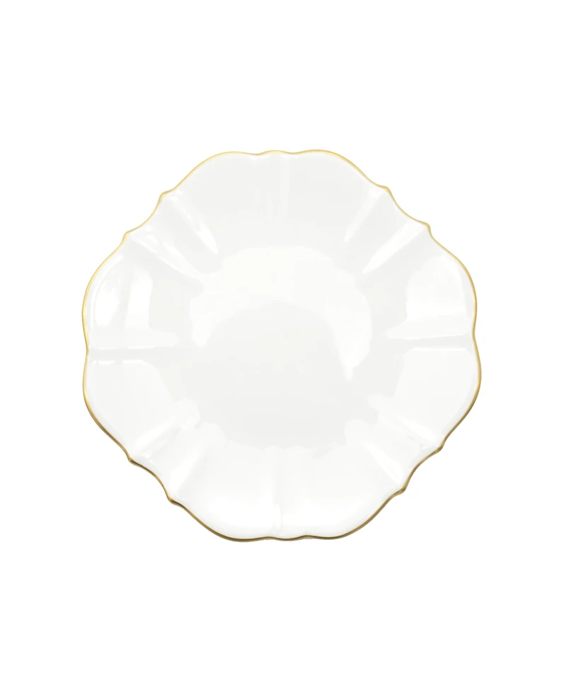 Twig New York Amelie Brushed Gold Rim 8.5" Salad Plate