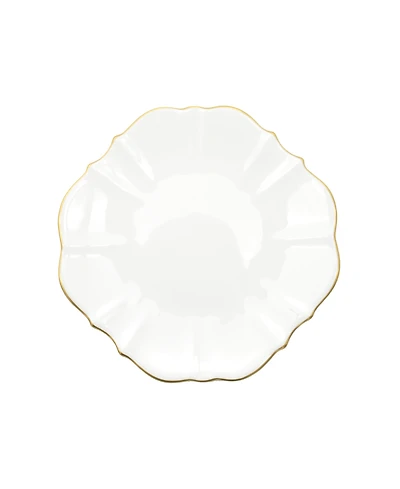 Twig New York Amelie Brushed Gold Rim 8.5" Salad Plate