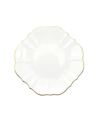 Twig New York Amelie Brushed Gold Rim 8.5" Salad Plate