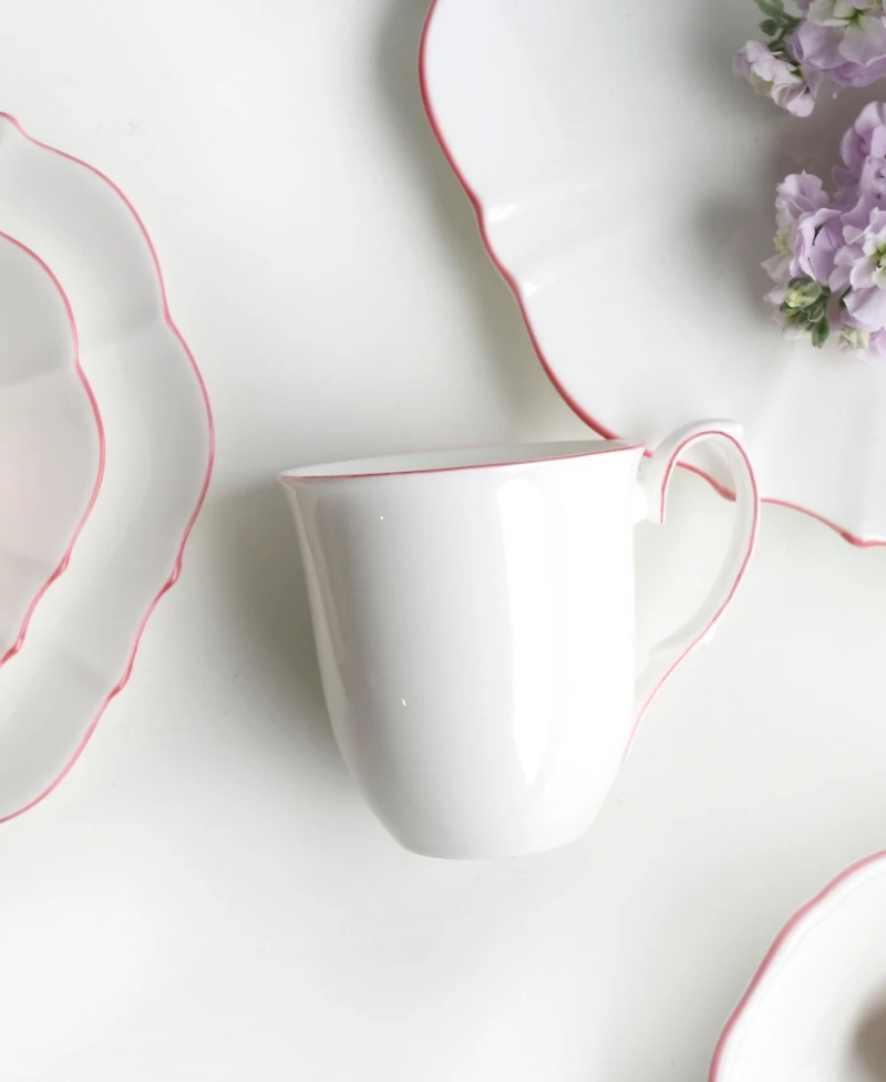 Twig New York Amelie Roseate Rim Mugs - Set of 2