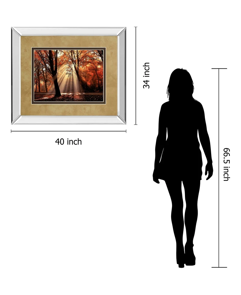 Classy Art Dressed To Shine by Lars Van De Goor Mirror Framed Print Wall Art - 34" x 40"