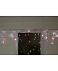 Northlight Set of 100 and Pure White Led Wide Angle Icicle Christmas Lights