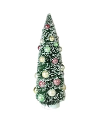 Northlight 15" Frosted Green Sisal Pine Artificial Christmas Table Top Tree