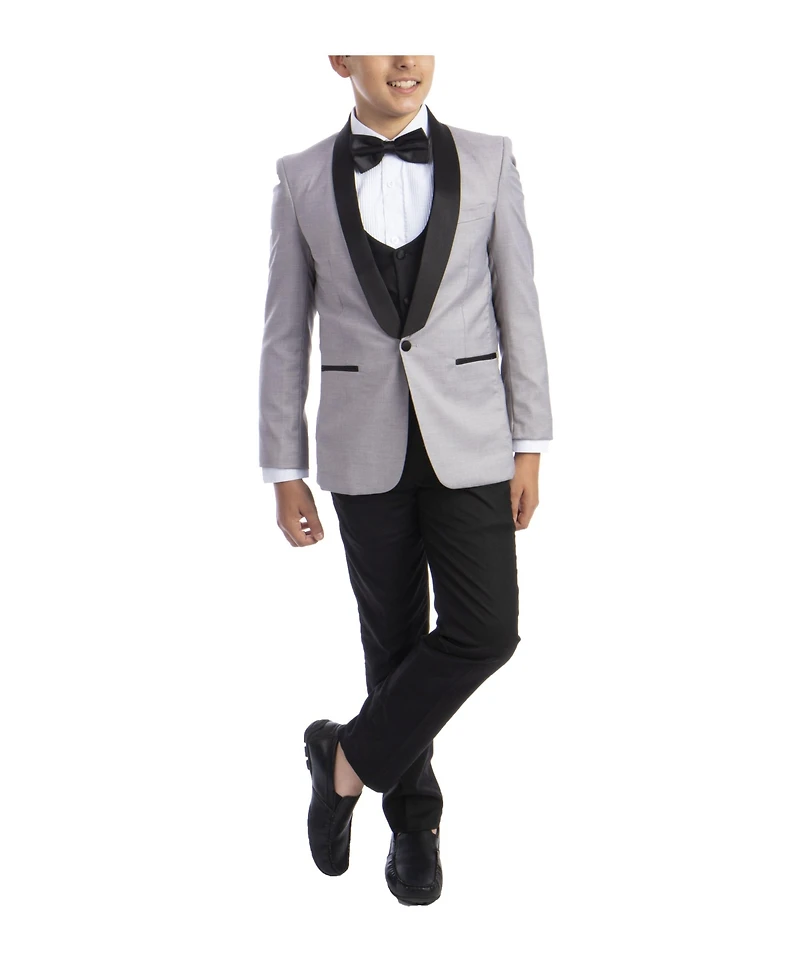 Perry Ellis Toddler Boy's 5-Piece Slim Fit Shawl Tuxedo Set
