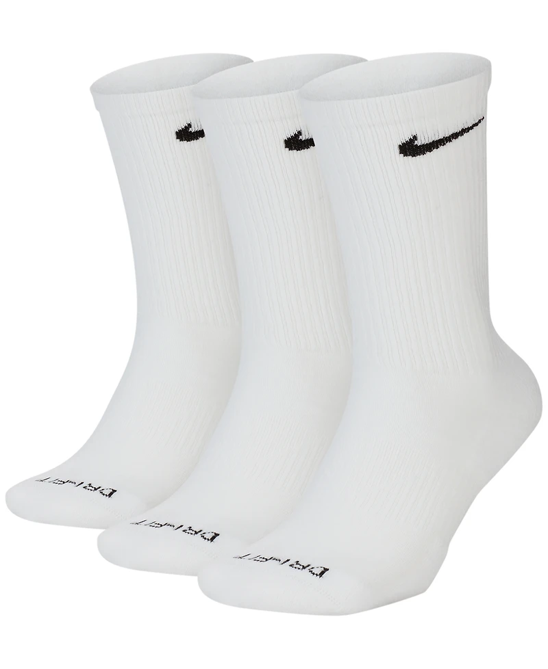 Nike Unisex Everyday Plus Cushioned Training Crew Socks 3 Pairs