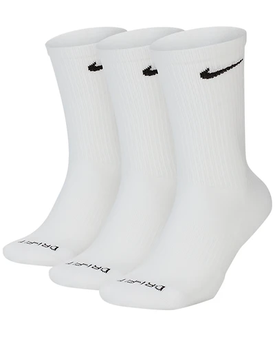 Nike Unisex Everyday Plus Cushioned Training Crew Socks 3 Pairs