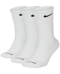 Nike Unisex Everyday Plus Cushioned Training Crew Socks 3 Pairs