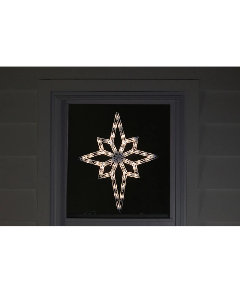 Northlight 20" Lighted Star of Bethlehem Christmas Window Silhouette Decoration