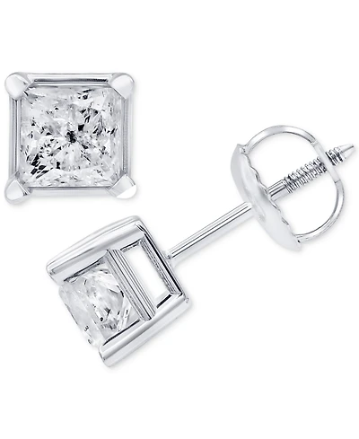 Diamond Stud Earrings (1 ct. t.w.) in 14k White Gold