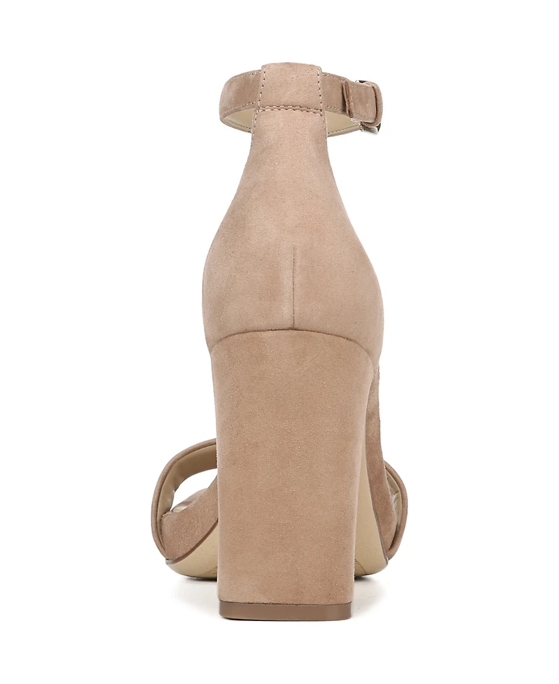 Naturalizer Women's Joy Square Toe Ankle Strap Dress Sandals