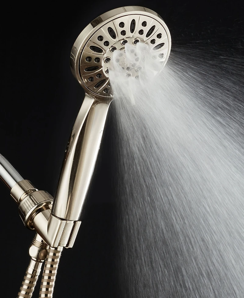 AquaDance High-Pressure 6-setting Handheld Shower Head with Extra-long 6 Foot Hose