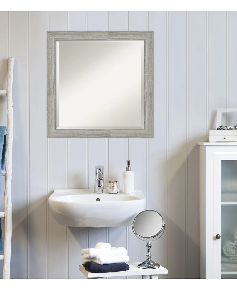 Amanti Art Dove Framed Bathroom Vanity Wall Mirror