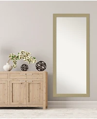 Amanti Art Mosaic Gold-tone Framed Floor/Leaner Full Length Mirror, 28.25" x 64.25"