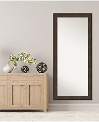 Amanti Art Ridge Framed Floor/Leaner Full Length Mirror, 29.5" x 65.50"